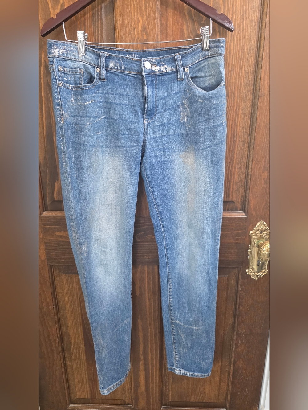 New York & Company Women's Light Blue Skinny Jeans